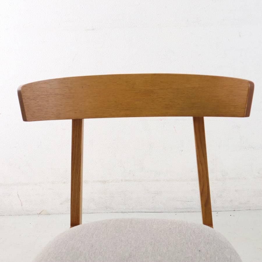 展示品 21年製 ウニコ トーヴ ダイニングチェア ライトグレー オーク材