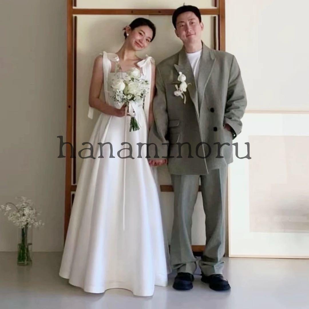 結婚式　前撮り　ドレス　パーティー　二次会　街撮り　韓国風　ウェディング　フォト