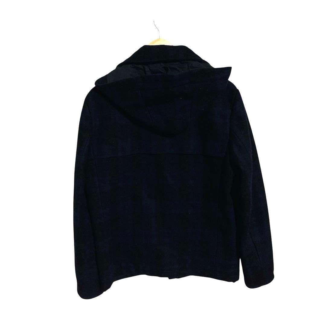 PS Paul Smith チェック ウールメルトン フーディージャケット