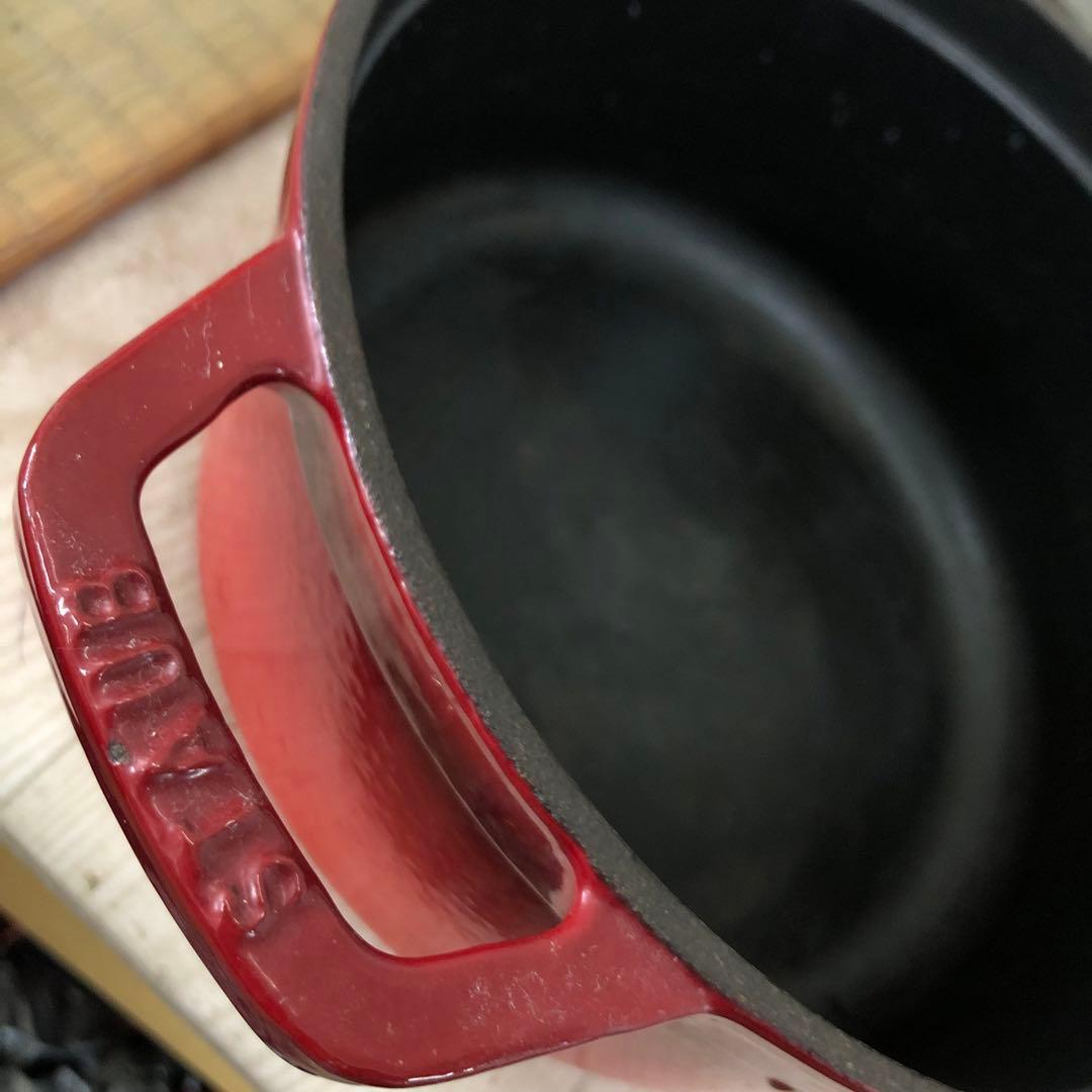 STAUB LA COCOTTE 赤 鍋 22cm
