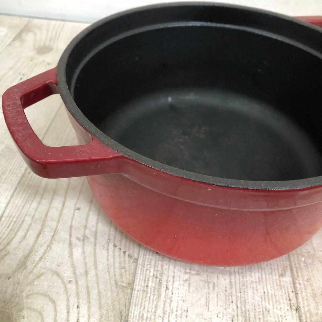STAUB LA COCOTTE 赤 鍋 22cm