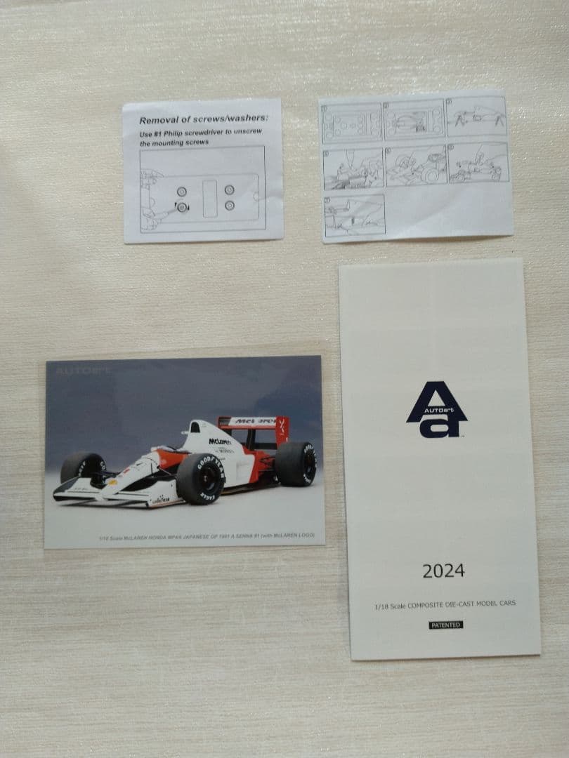 どらいぶオートアート 1/18 マクラーレンMP4/6 日本GP A.セナ
