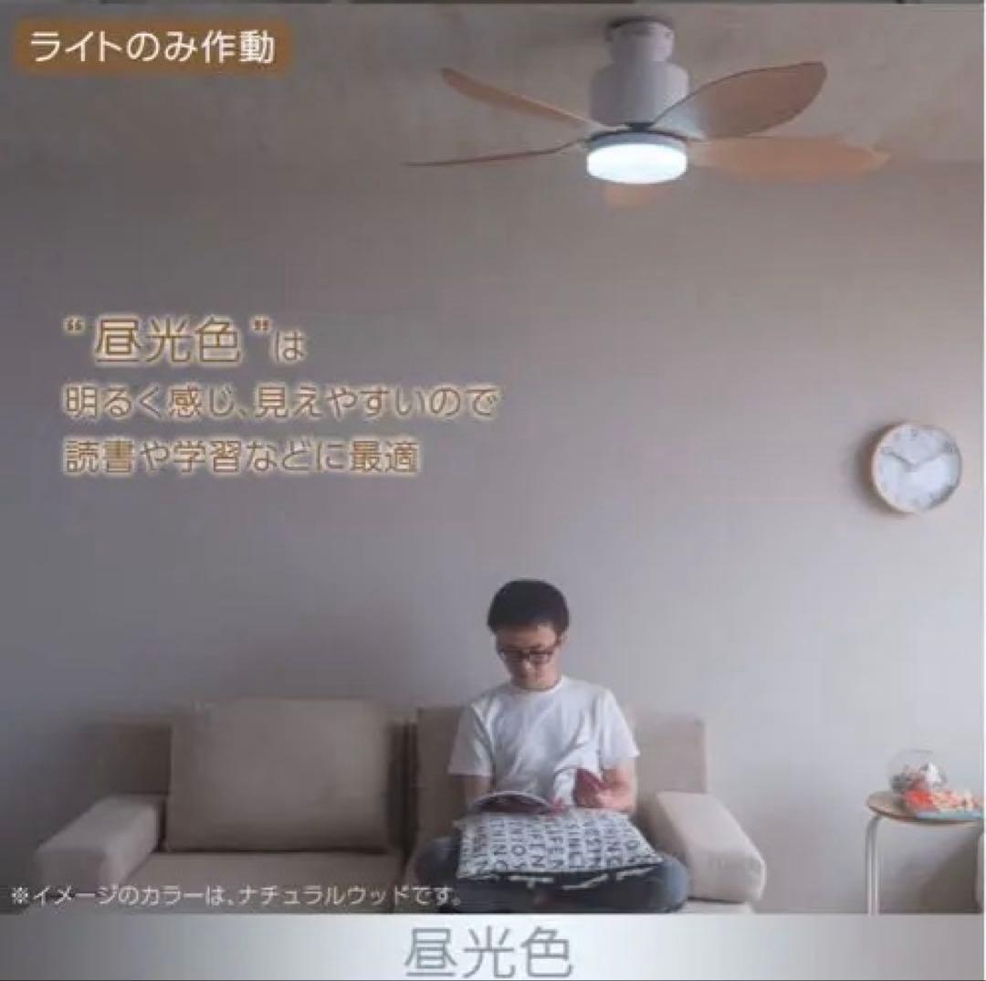 シーリング ファン ライト ナチュラル ウッド