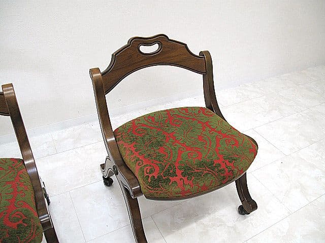 美品 ドレクセルヘリテイジ「エスペラント」マホガニー材チェア 2脚セット