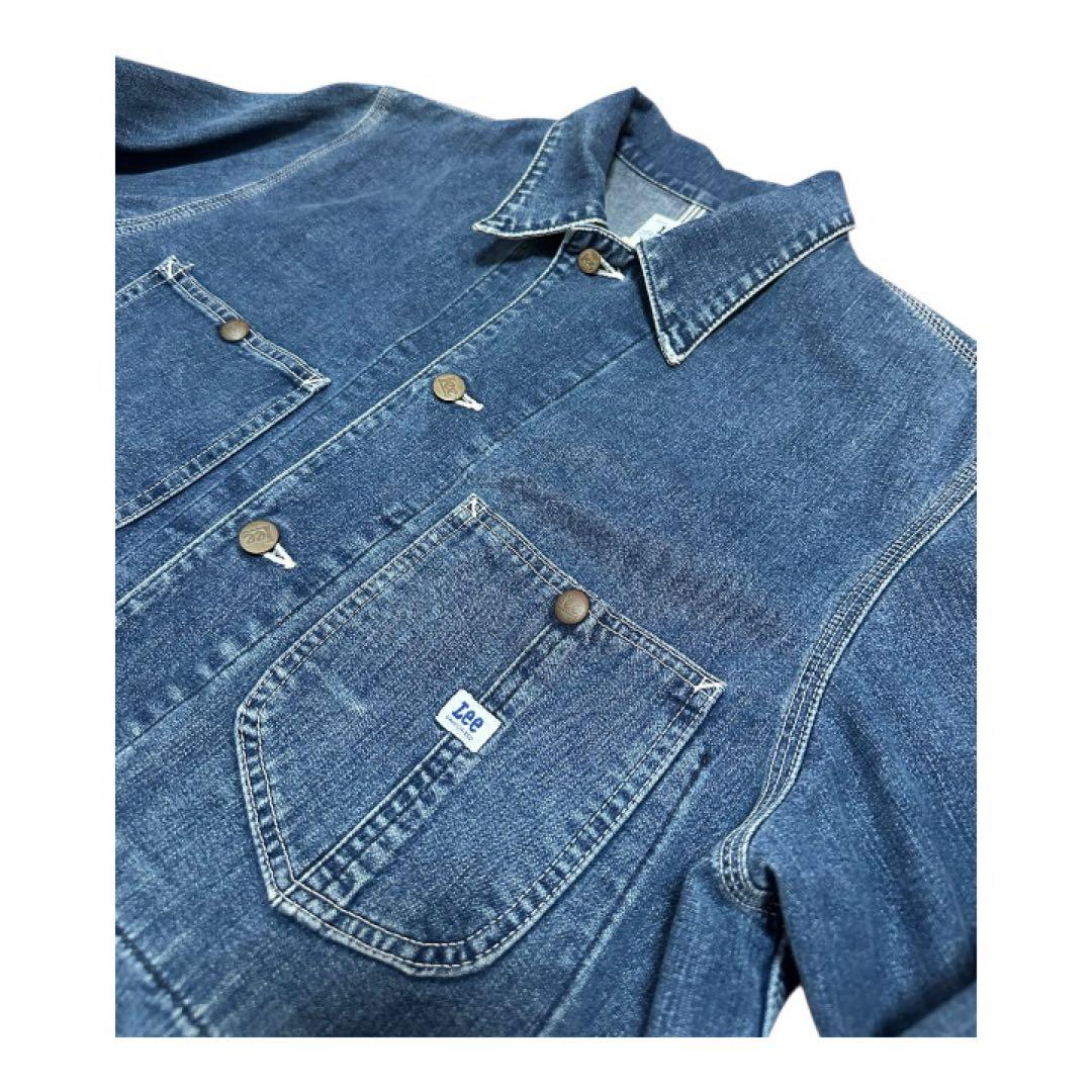 【最終値下げ】Lee 91-J ハウスタグ 加工 デニムカバーオール 復刻　M