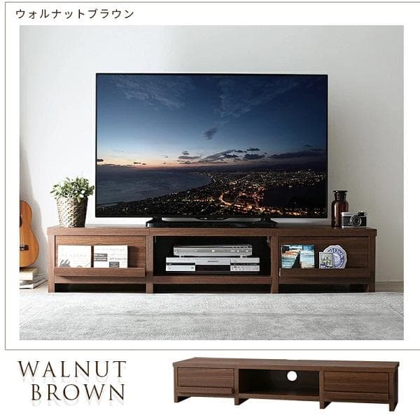 ⓸幅180 ローボード テレビボード 65インチ 木製 北欧 リビング 高さ30
