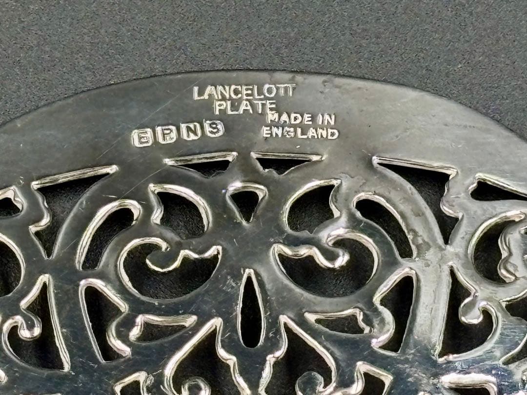 英国アンティーク LANCELOTT PLATE シルバープレート コンポート