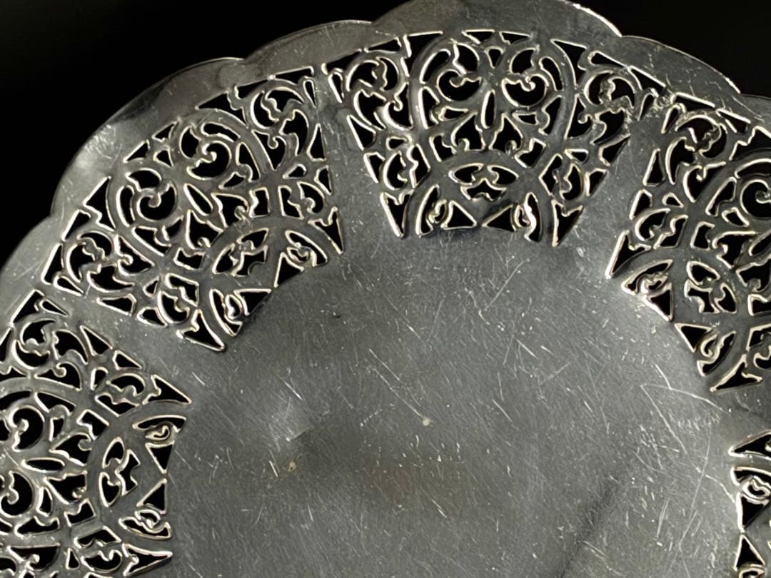 英国アンティーク LANCELOTT PLATE シルバープレート コンポート
