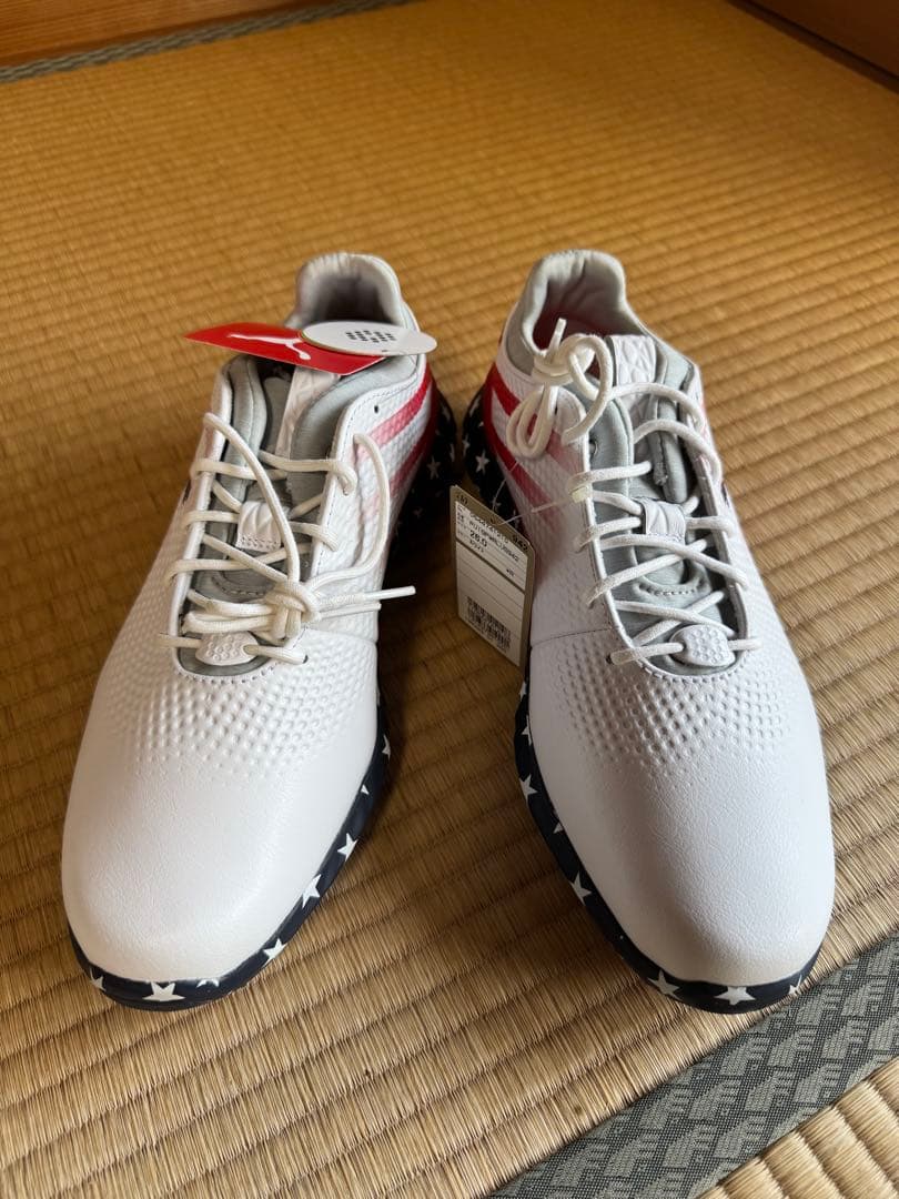 【新品未使用】Puma プーマ　ゴルフシューズ ホワイト