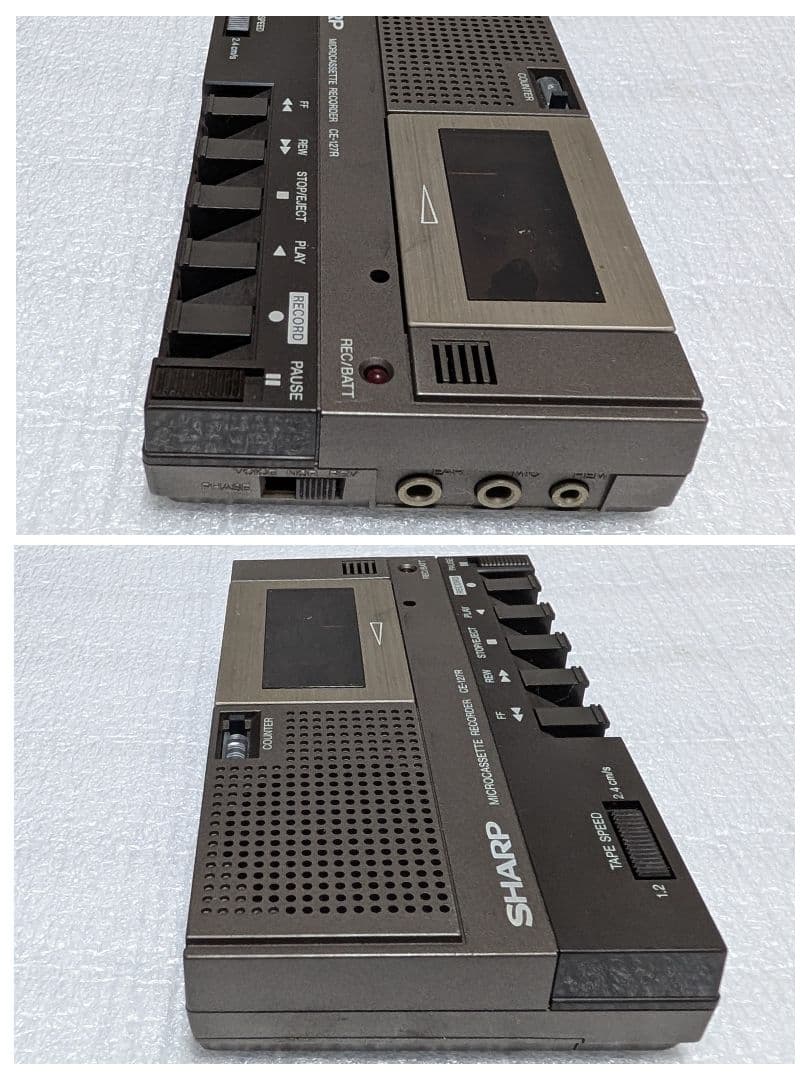 SHARP シャープ CE-127R マイクロカセットレコーダー