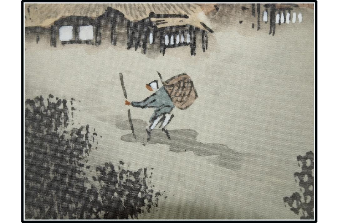 時代の掛軸 肉筆保証　蔵整理不用品処理　日本 美术品 X1038C15-1