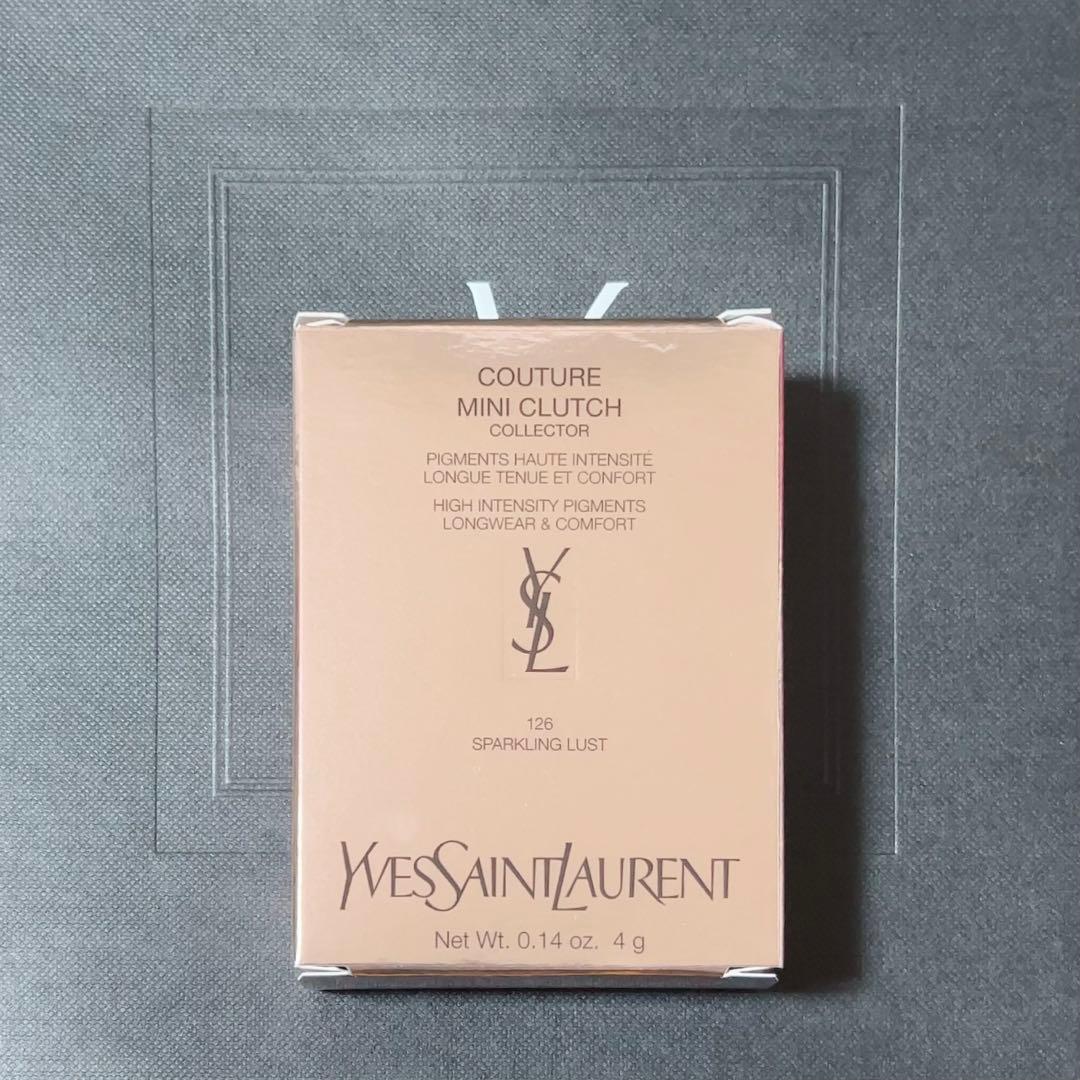 YSL イヴサンローラン クチュールミニクラッチ126 スパークリングラスト 6