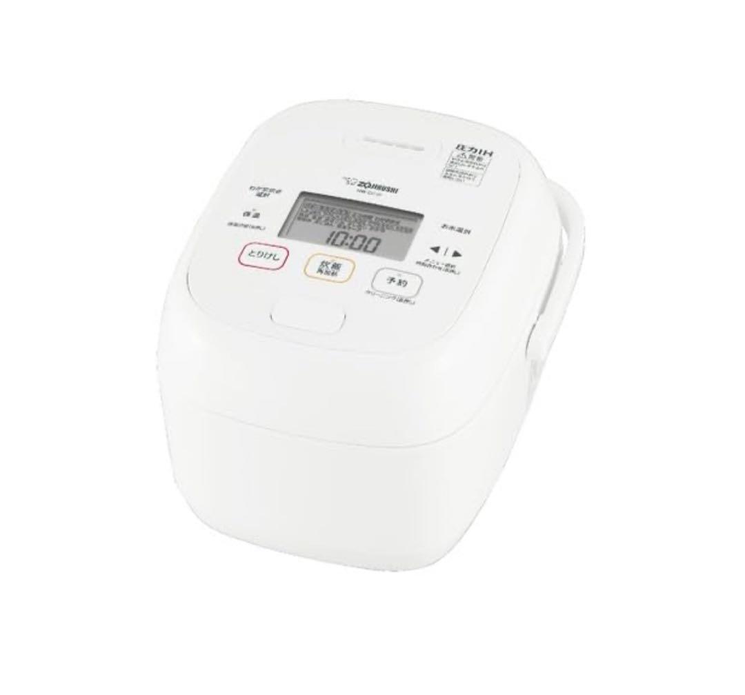 【アピカ】象印 圧力IH炊飯ジャー NW-CB10-WA 5.5合