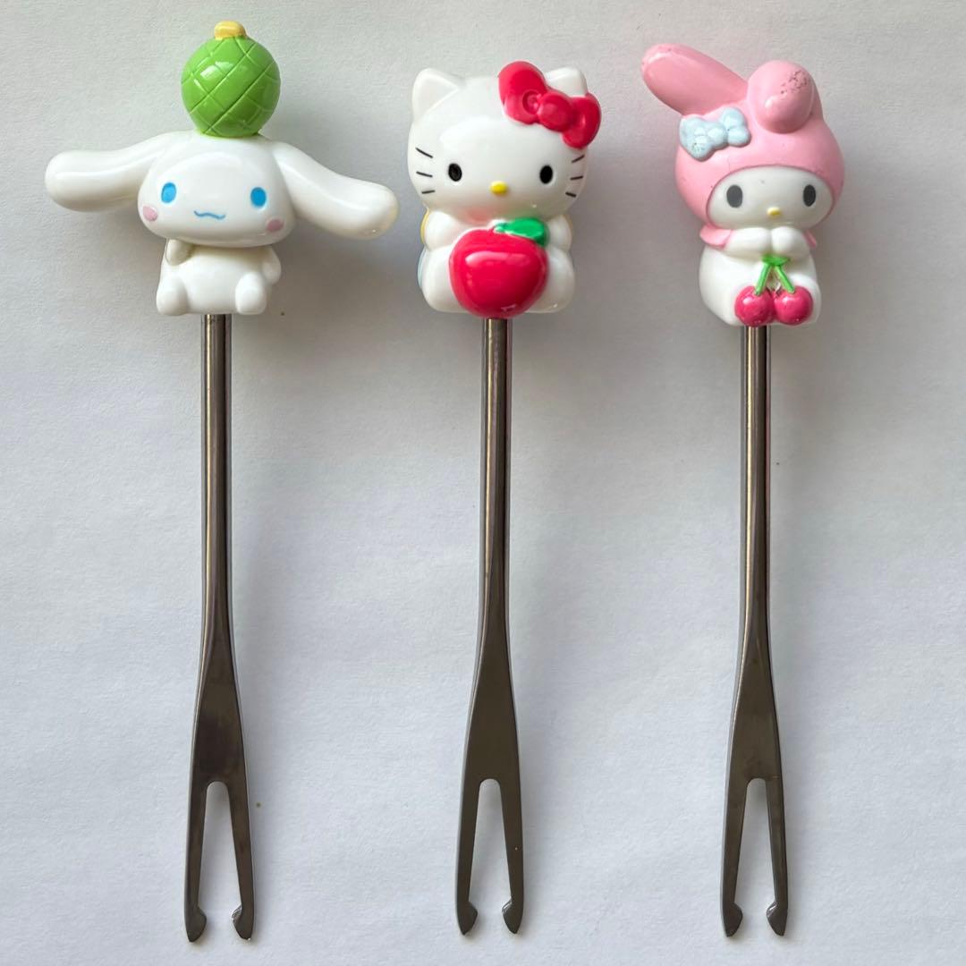 サンリオ　フルーツピック　レア2008年当時物　非売品希少　ポイント交換