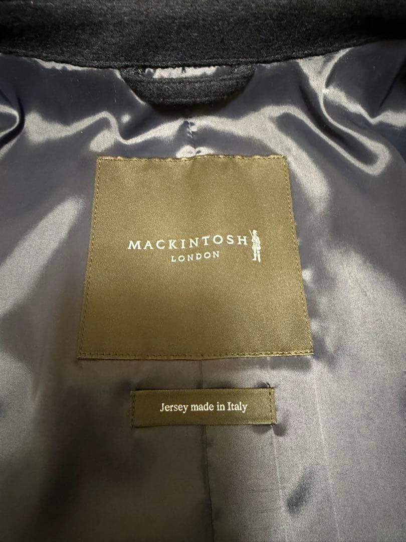 マッキントッシュロンドン【FLEX JERSEY】ツイードシングルコート