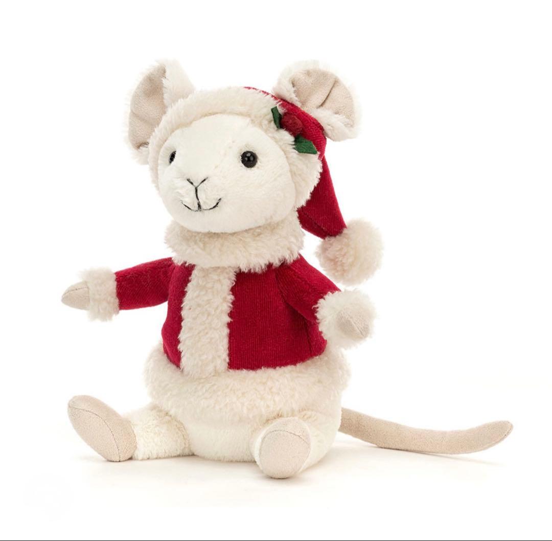  Merry Mouse ぬいぐるみ サンタクロース　Xmas