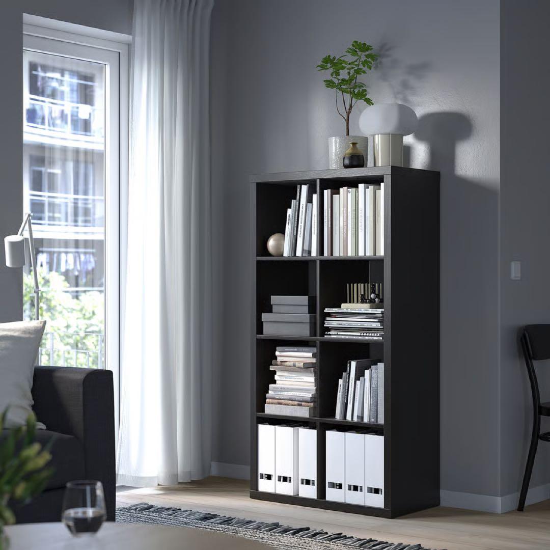 専用　　IKEA カラックス　棚　ブラックブラウン