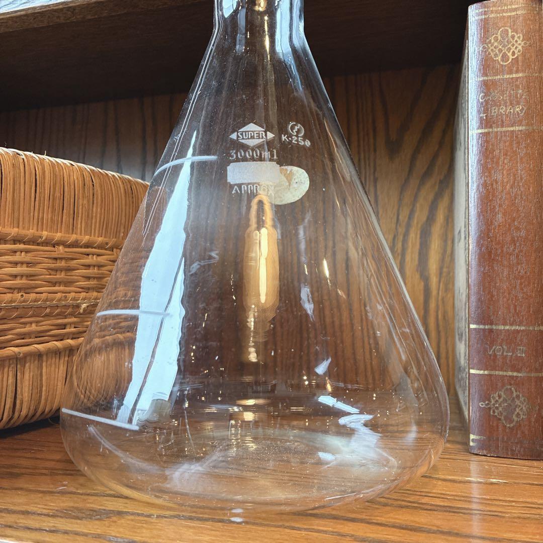 SUPER ガラス三角フラスコ　3000ml