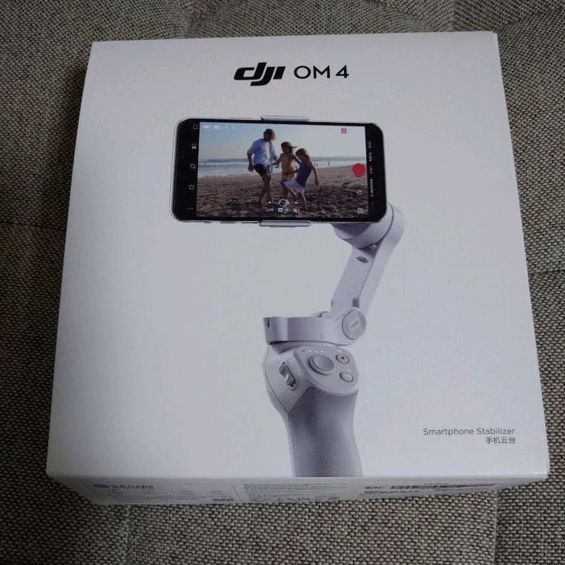 dji OM4 スマホスタビライザー スマホスタンド 自撮り棒 自動追尾 美品