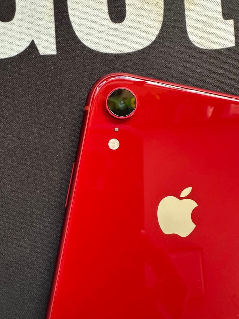 【美品】iPhone XR 128GB レッド SIMフリー バッテリー93%