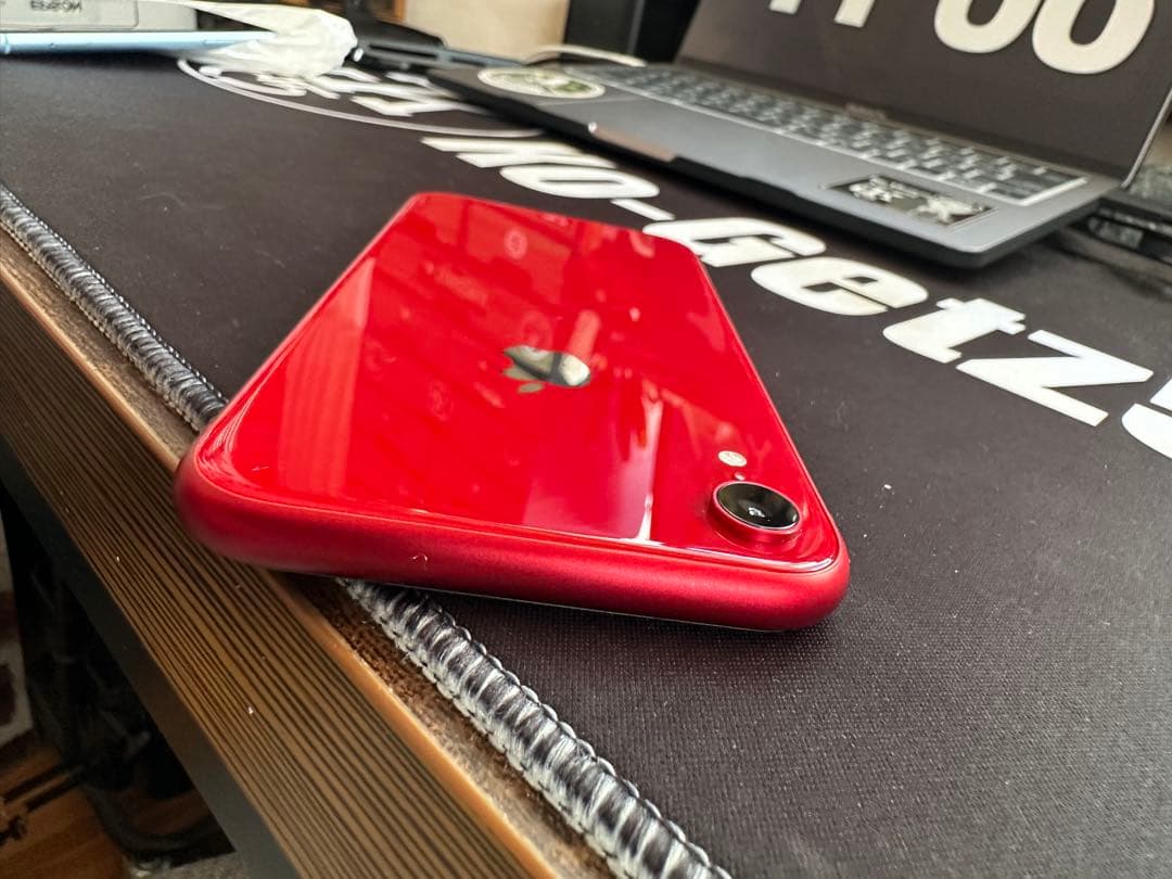 【美品】iPhone XR 128GB レッド SIMフリー バッテリー93%
