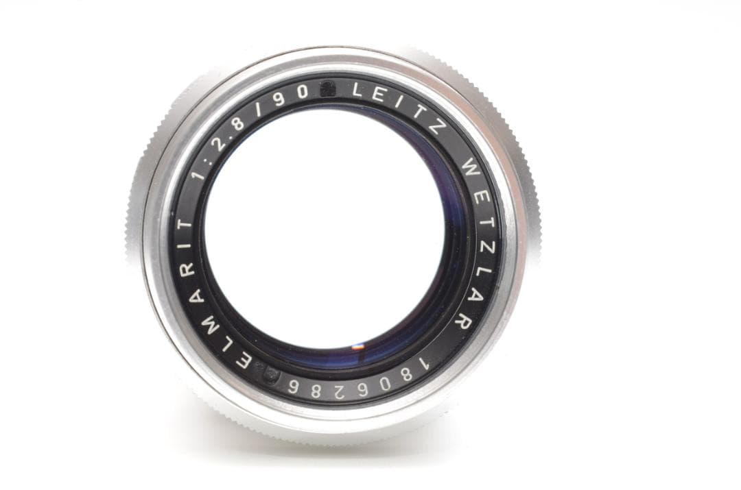 LEICA ELMARIT-M 90mm F2.8 シルバー フード付