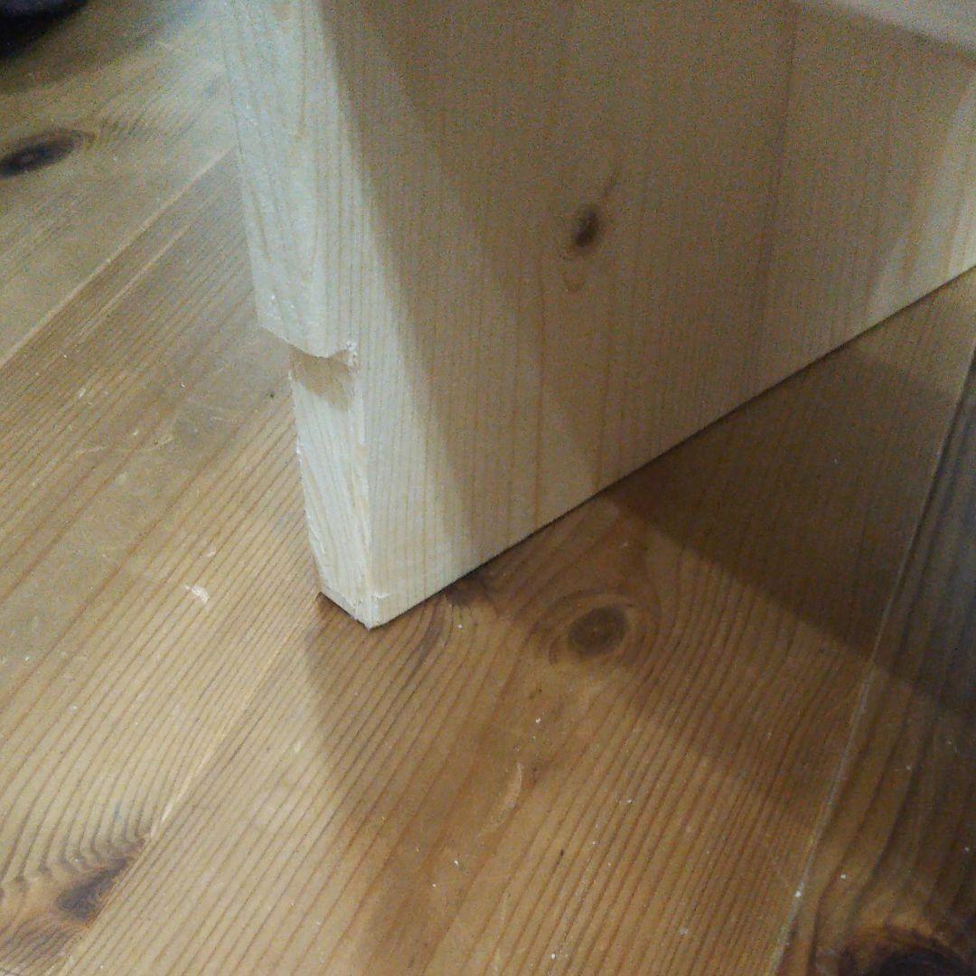 無垢の木 棚