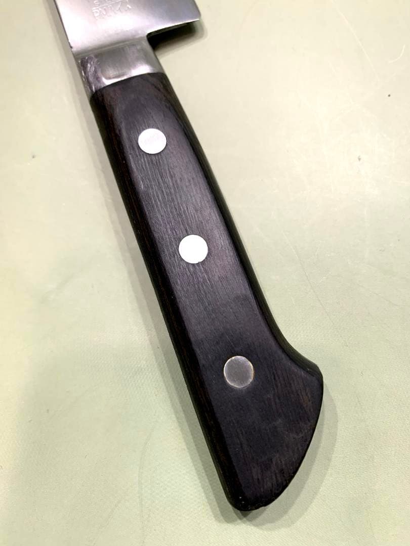 祐成　牛刀包丁　粉末ハイス鋼　刃渡り18cm