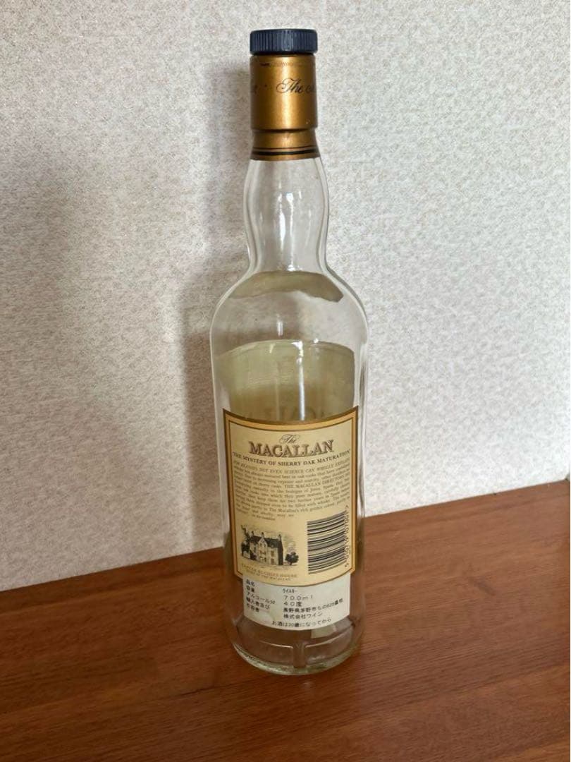 ウイスキー　マッカラン10年　空瓶