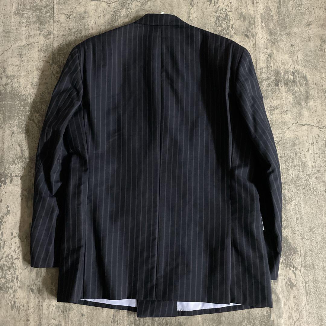 極美品 極上ウール ダブルブレストスーツ× LOUIS VUITTONネクタイ