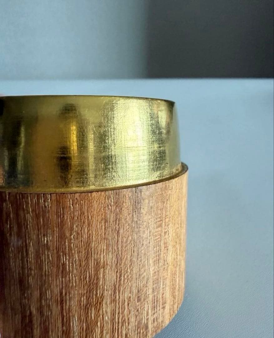 茶道具 本桑 和巾棗 中次 茶器 茶入 内金箔張 薄器 棗 和巾 薄茶器 裏千家