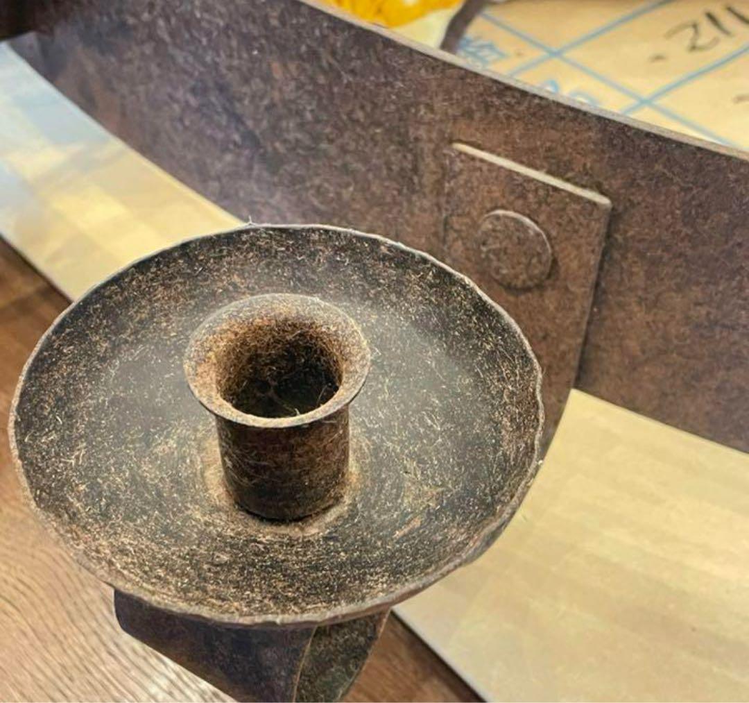 直径116cm アンティークのシャンデリア　イギリス製　特大サイズアイアン