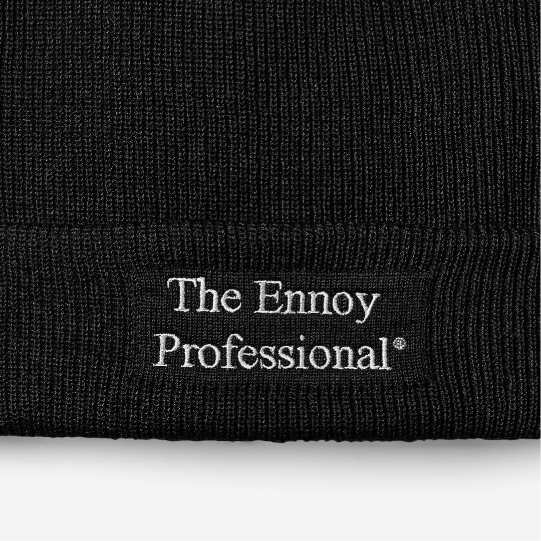 新品 ENNOY PROFESSIONAL KNIT CAP BLACK