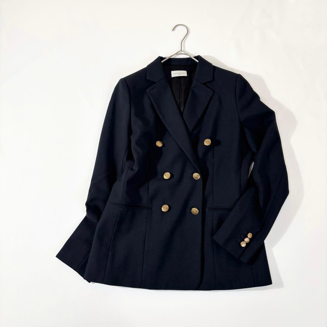 894美品✨ドゥーズィエムクラス ダブルブレストジャケット 金ボタン 38