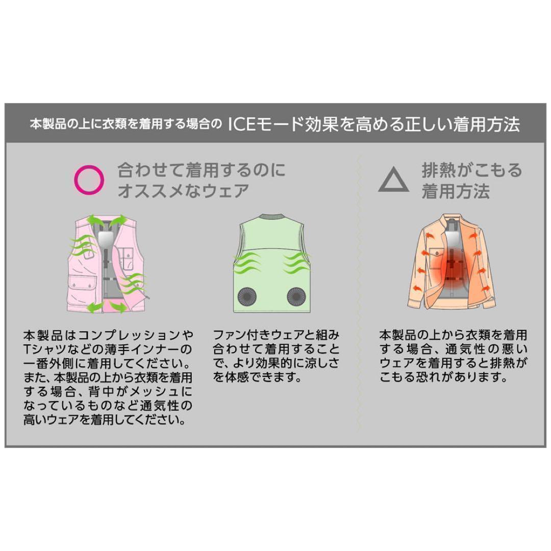 ワークマン　ウィンドコアアイス×ヒーターペルチェベストPRO2　804