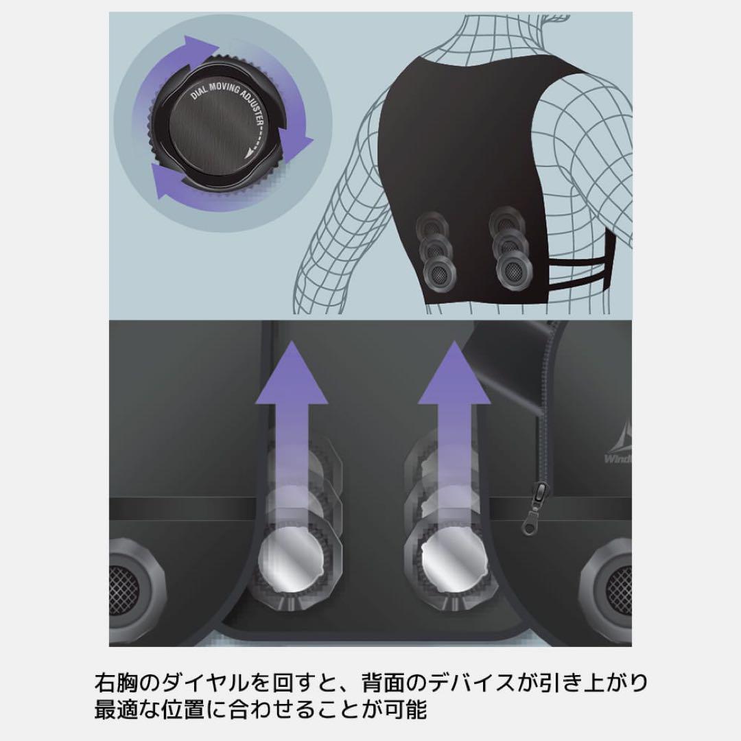 ワークマン　ウィンドコアアイス×ヒーターペルチェベストPRO2　804