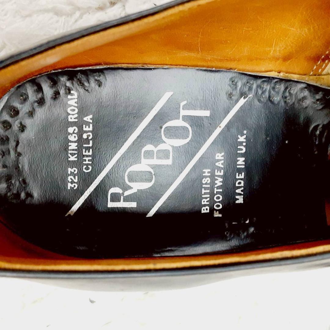 美品 26㎝◎Dr.Martens ROBOT 革靴 ドレスシューズ 黒 UK製