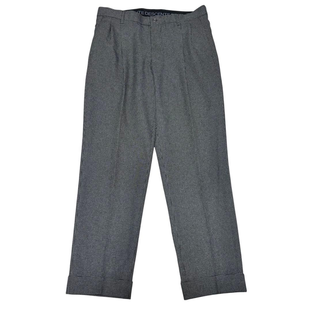 美品 XL DESCENTE デサント スーツ セットアップ ストレッチ 千鳥柄