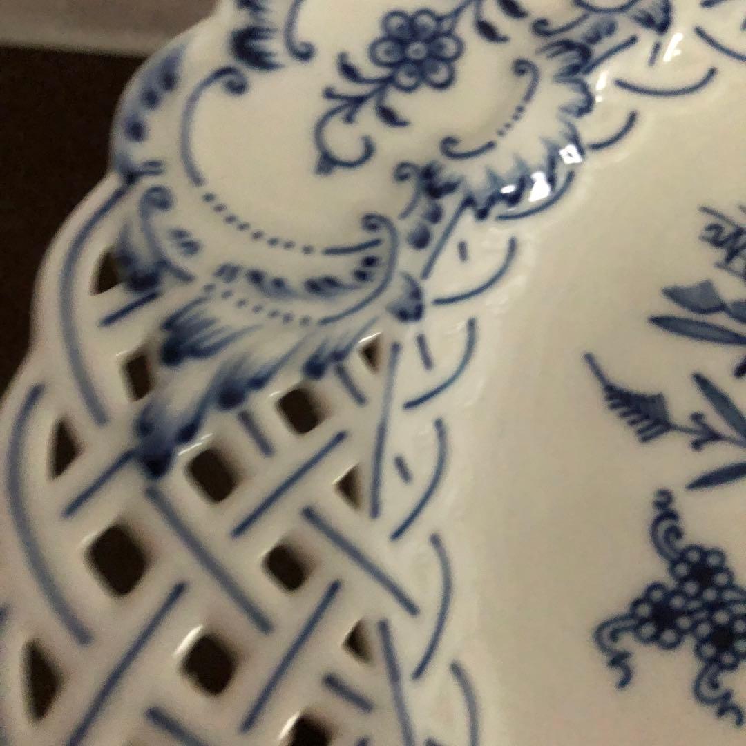 マイセン 透かしプレートコンポート