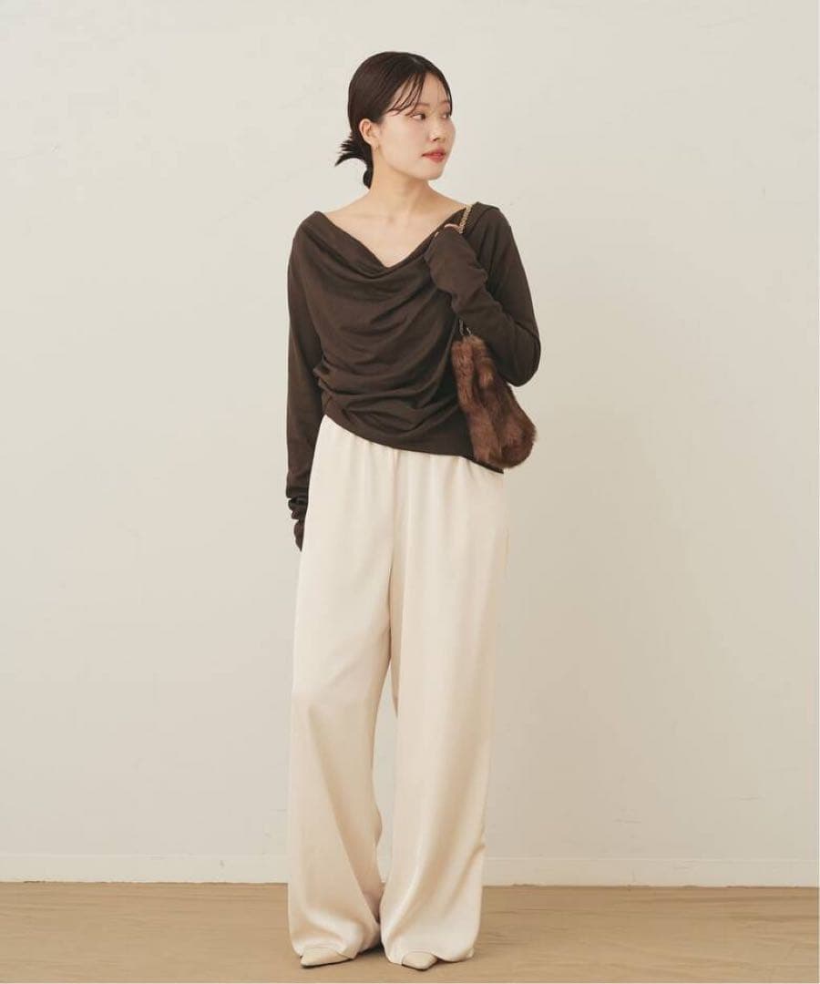 M*o様 Plage back drape Tシャツ