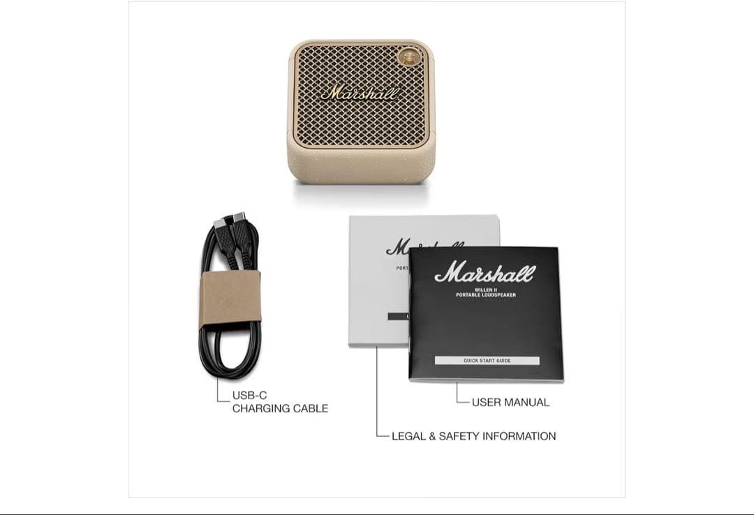 Marshall ワイヤレスポータブル防水スピーカー Willen II
