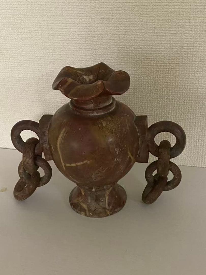中国美術 古美術天然石 花瓶 花器 置物 時代物