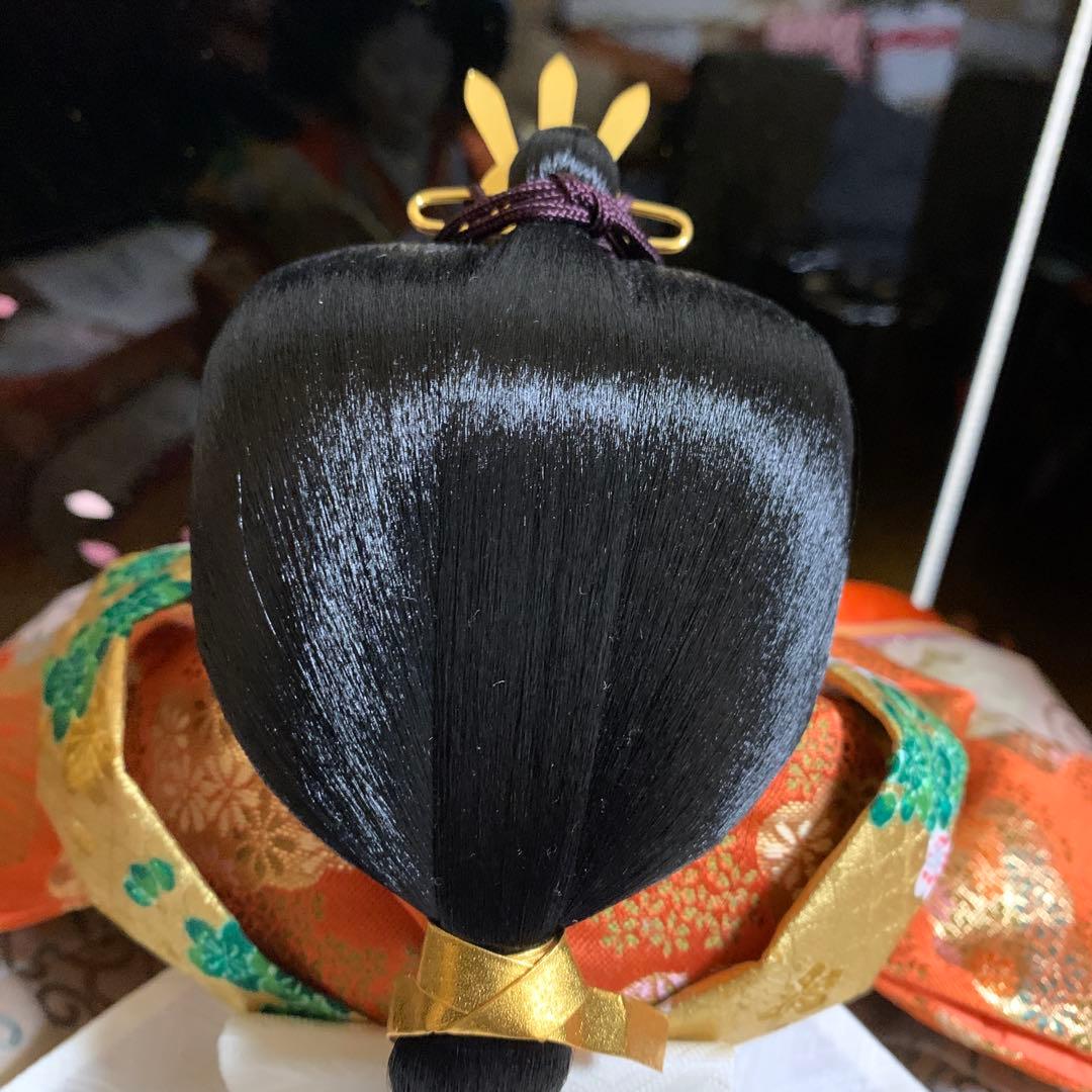 【8日迄出品】京雅　小倉草園作　絶世の美男美女　親王飾り　十二単唐衣裳姿仕様