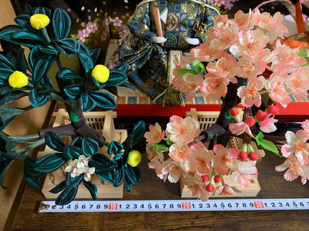 【8日迄出品】京雅　小倉草園作　絶世の美男美女　親王飾り　十二単唐衣裳姿仕様