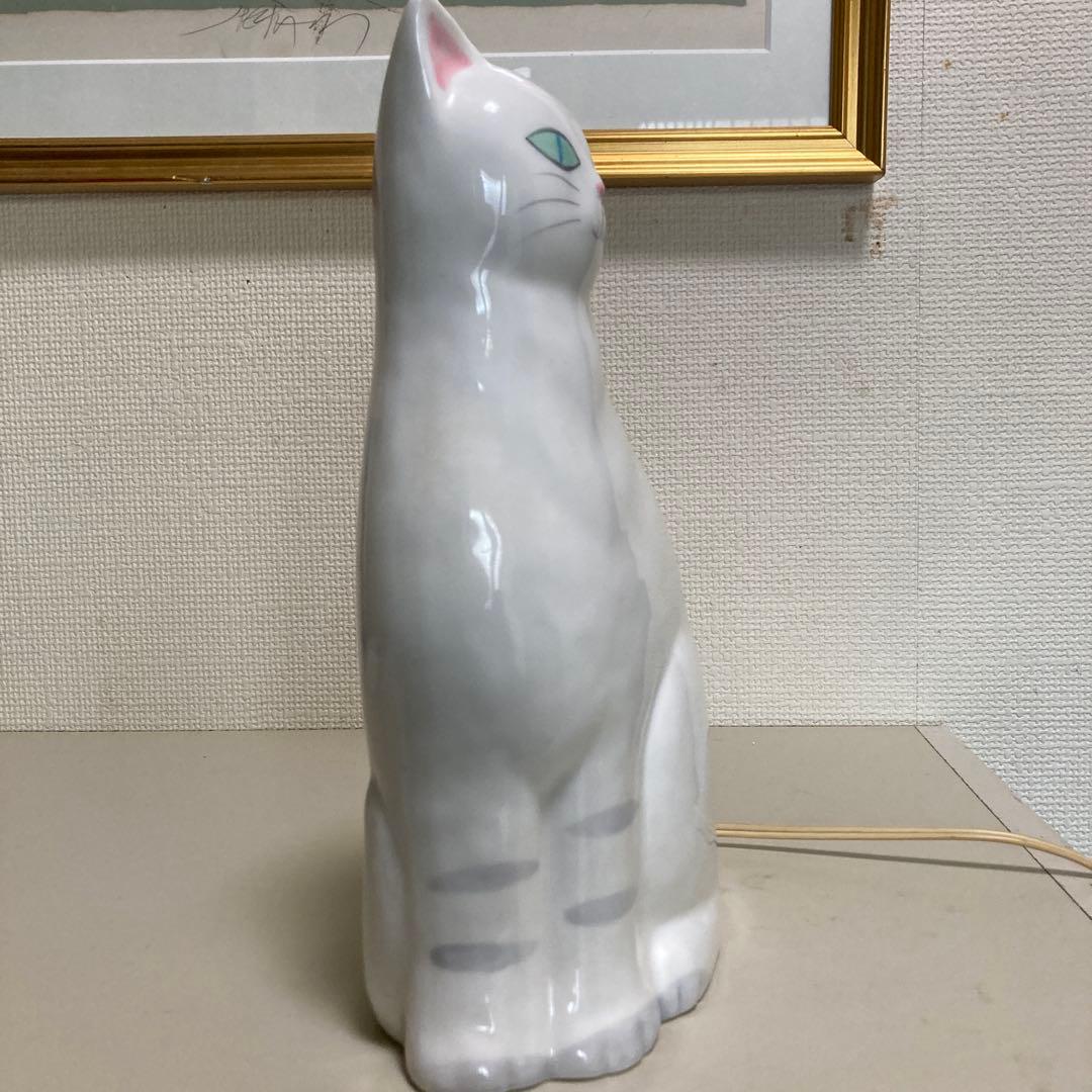 内藤ルネ　猫型卓上ランプ