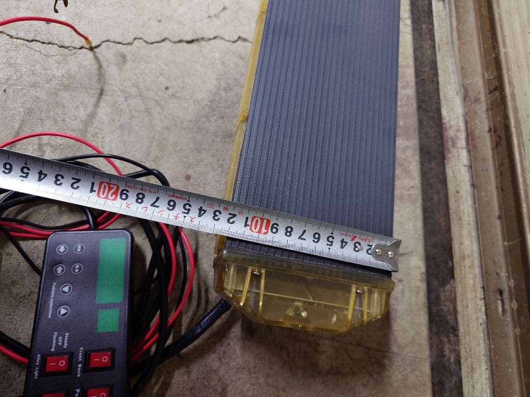 パトランプ 作業灯 パトライト LED ライトバー エマージェンシー オレンジ光