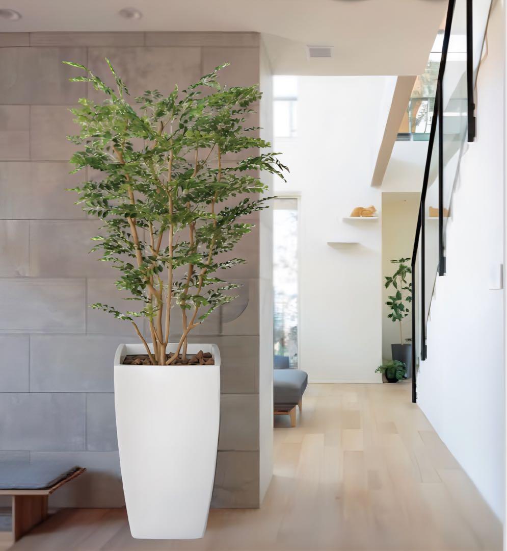 光触媒　人工観葉植物　フェイクグリーン　アートゴールデンツリー1.8m