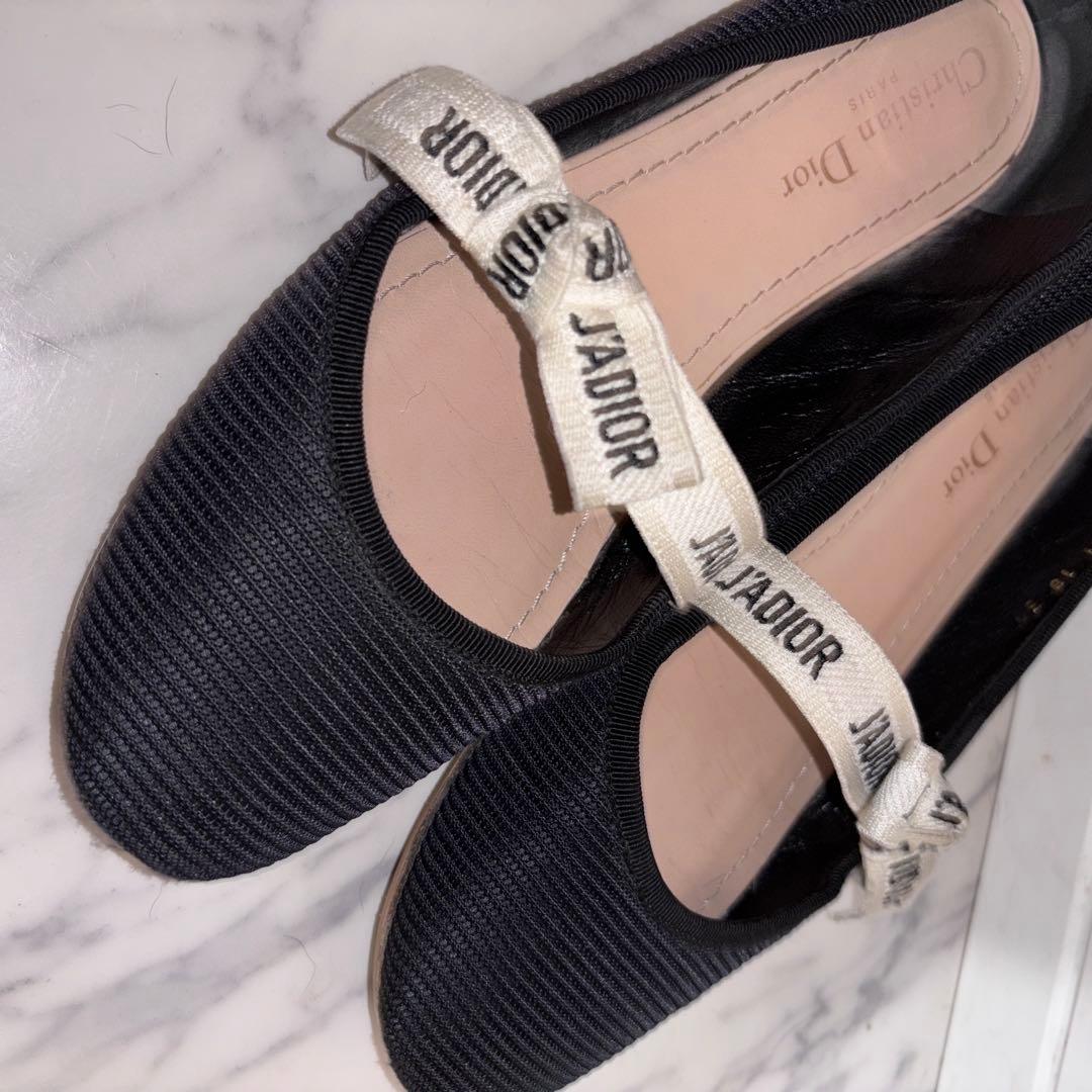 Christian Dior フラットシューズ ネイビー J'ADIOR