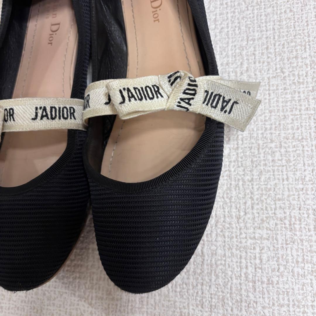 Christian Dior フラットシューズ ネイビー J'ADIOR