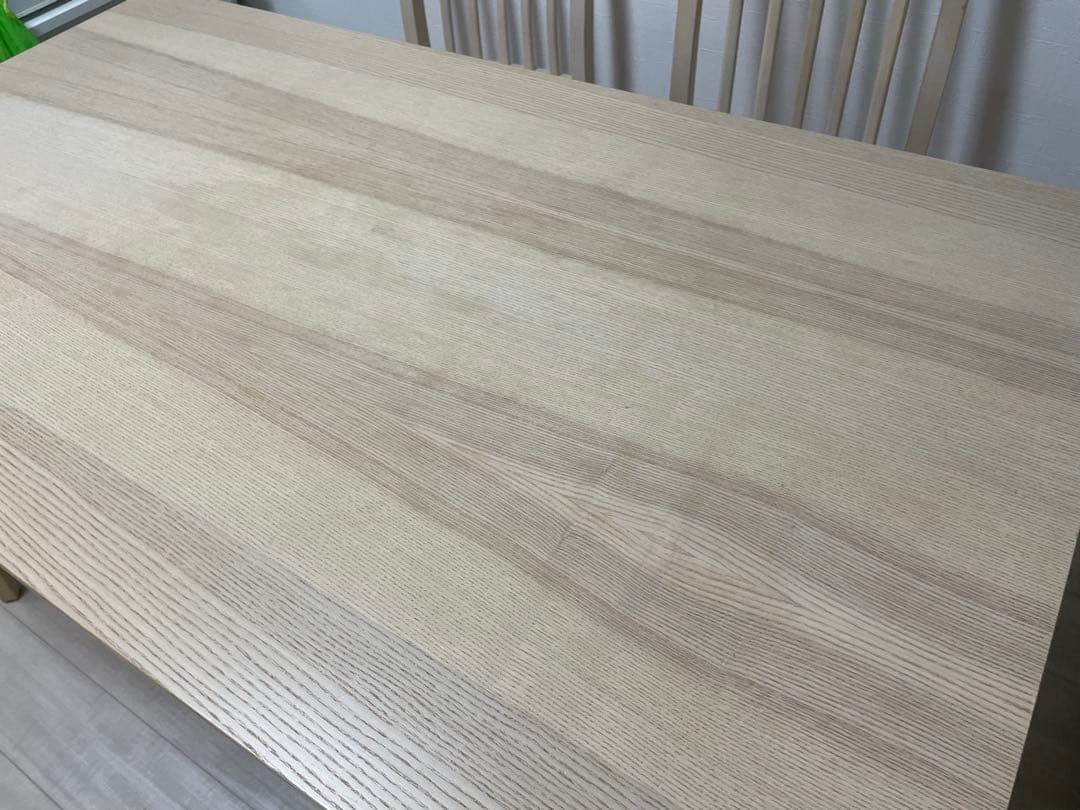 【大阪市内引取】IKEA 木製ダイニングテーブルと椅子3脚セット